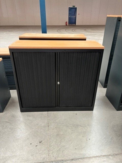 zwarte roldeurkasten, Huis en Inrichting, Ophalen, Gebruikt, 100 tot 150 cm, 100 tot 150 cm