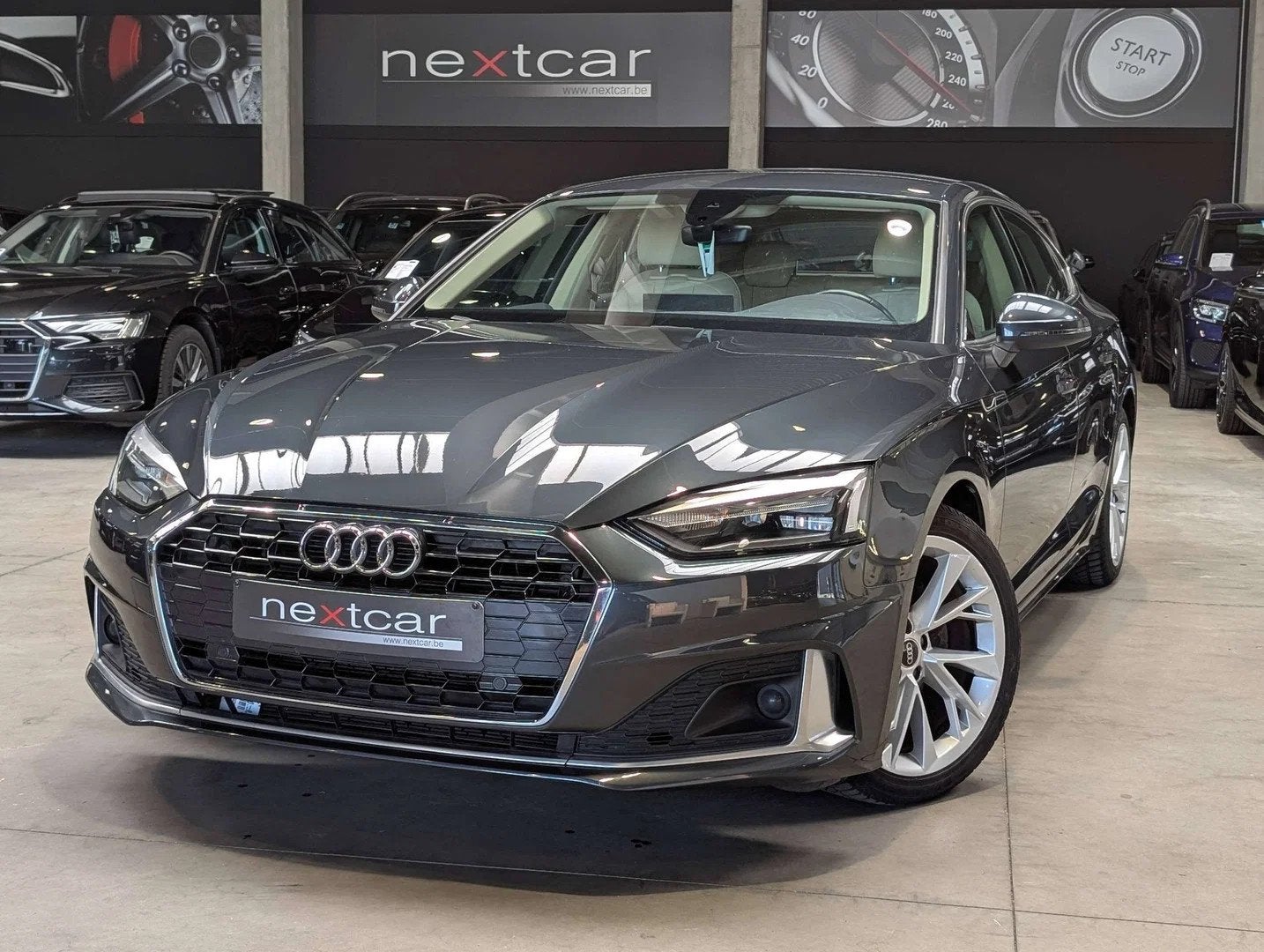 Audi A5 SB 30TDi STronic Advanced *CUIR-NAVI-MATRIX-18'*, Argent ou Gris, 1968 cm³, Automatique, Audi