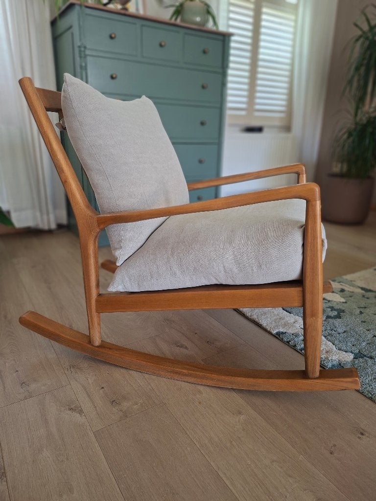 Fauteuil à bascule am.pm, Maison & Meubles, Fauteuils, Comme neuf, Bois, 50 à 75 cm, Moins de 75 cm, Enlèvement