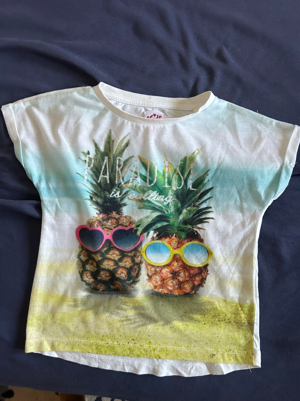 Meisjes t shirt, Enfants & Bébés, Vêtements enfant | Taille 110, Enlèvement, Comme neuf, Fille, Chemise ou À manches longues
