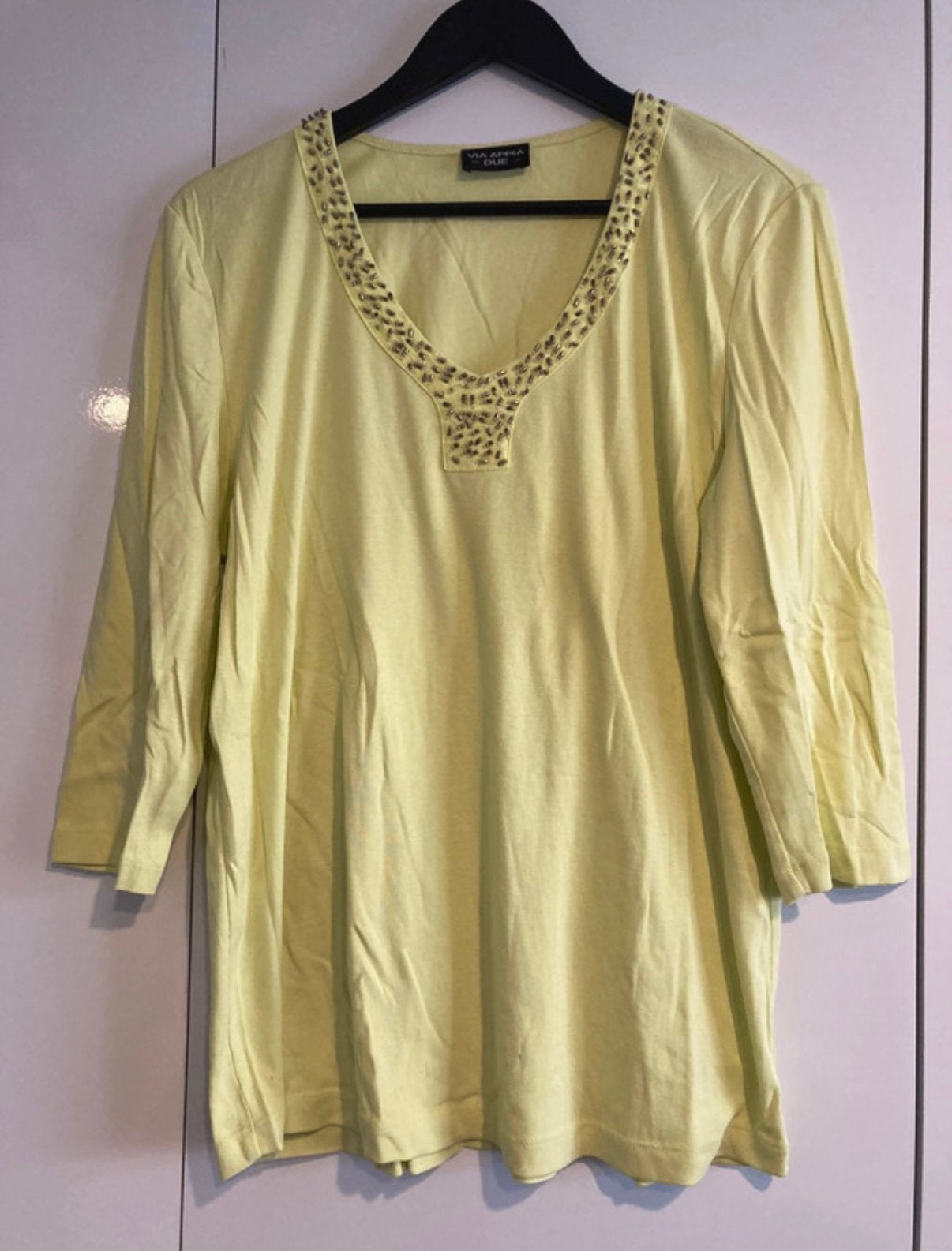 t-shirt large via appia due, Kleding | Dames, Ophalen of Verzenden, Zo goed als nieuw, Maat 42/44 (L), Groen