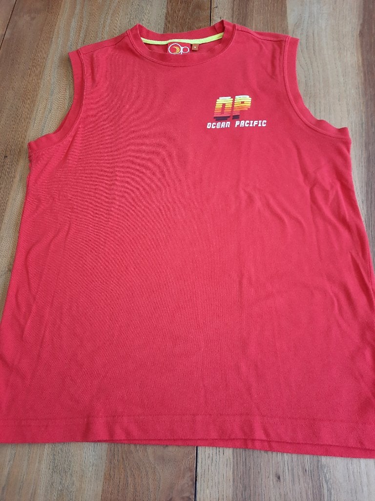 Rood T-shirt zonder mouwen, Ophalen of Verzenden, Ocean Pacific, Gedragen, Rood
