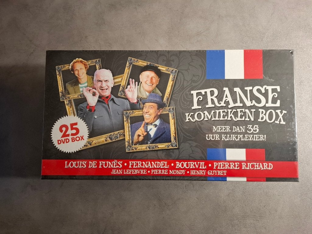 Franse komieken box NIEUW, Actiekomedie, Ophalen of Verzenden, Nieuw in verpakking, Nederlands