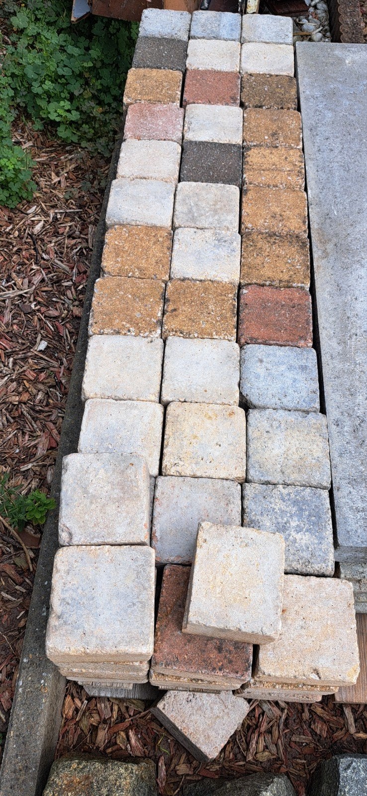 112 klinkers 10x10, Tuin en Terras, Ophalen, Klinkers