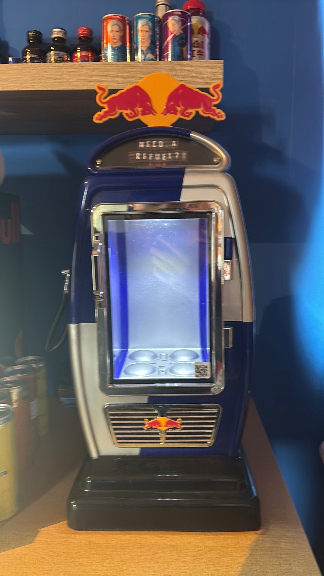 Frigo Redbull Pompe à essence, Collections, Machines | Autre, Enlèvement, Comme neuf