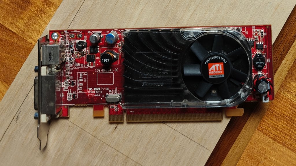 AMD ATI Radeon HD 3450 DMS59 versie, Computers en Software, Videokaarten, Gebruikt, Ophalen of Verzenden, DVI, GDDR2