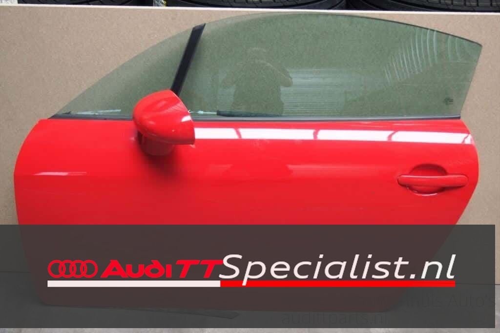 Linker voor portier rood Audi TT Coupe, Auto-onderdelen, Ophalen, Gebruikt, -, Deur
