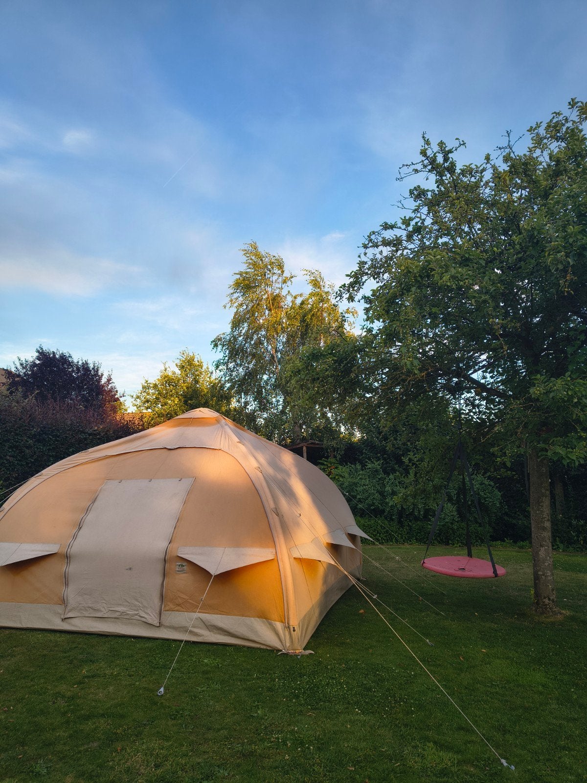Karsten tent 380 x 380, Enlèvement