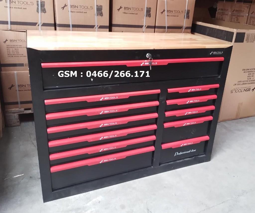 Model 2026 Servante d'Atelier avec 12 Tiroirs + 359 Outils, Ophalen, Nieuw