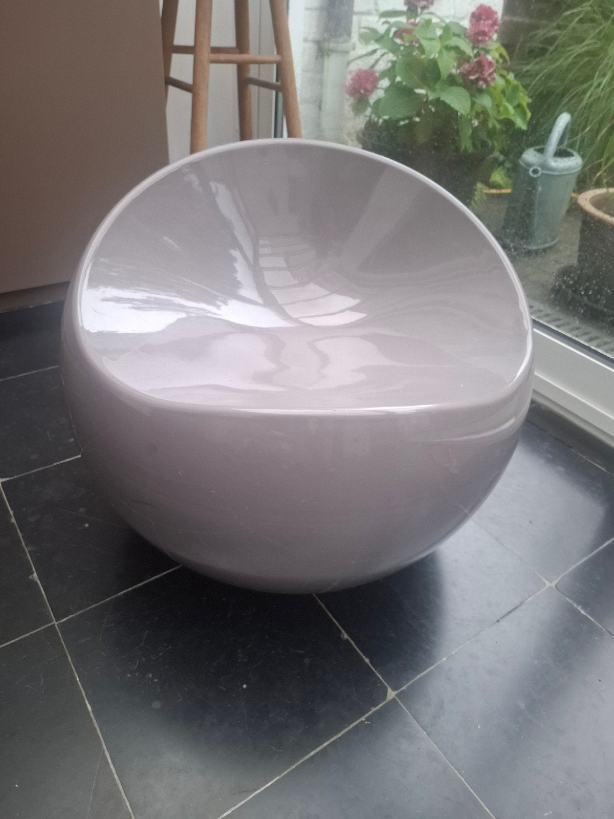 XL de originele finnsteen - XL balstoel mauve tea, Huis en Inrichting, Ophalen, Gebruikt