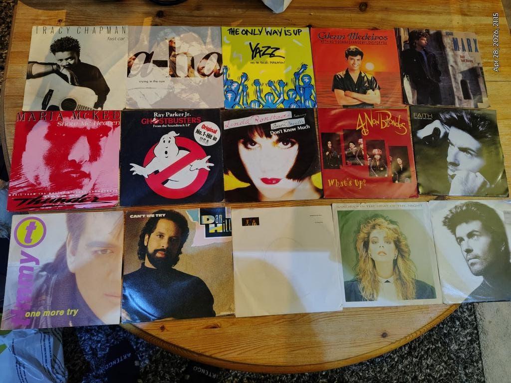 Singles jaren 80 privé collectie, Ophalen of Verzenden
