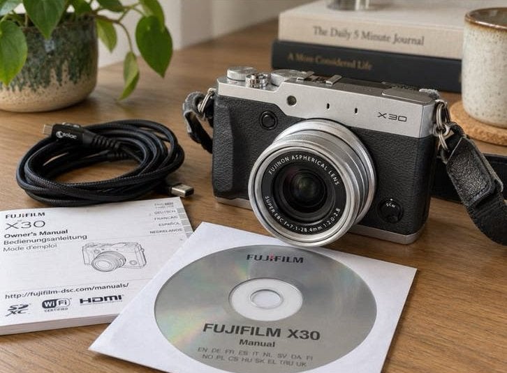 Appareil photo Fujifilm x30, Audio, Tv en Foto, Ophalen, Gebruikt, Handleiding, Fujifilm