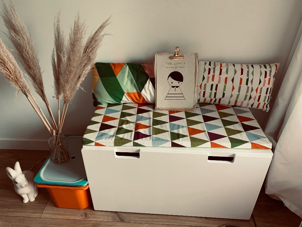 Banc de rangement en bois, 50 – 75, Comme neuf, Enlèvement, Moins de 50 cm