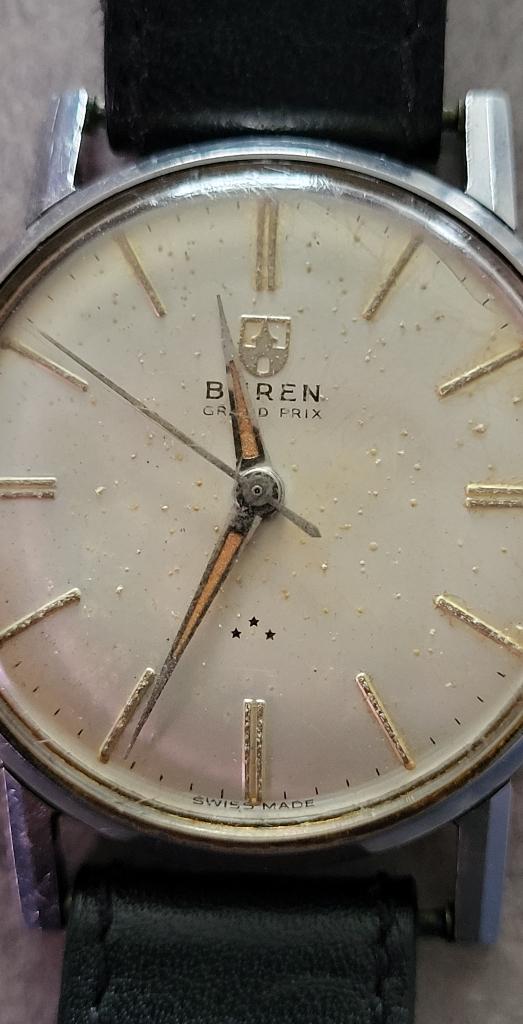 Vintage horloge, Handtassen en Accessoires, Horloges | Antiek, Ophalen, Polshorloge, Met bandje, 1930 tot 1960