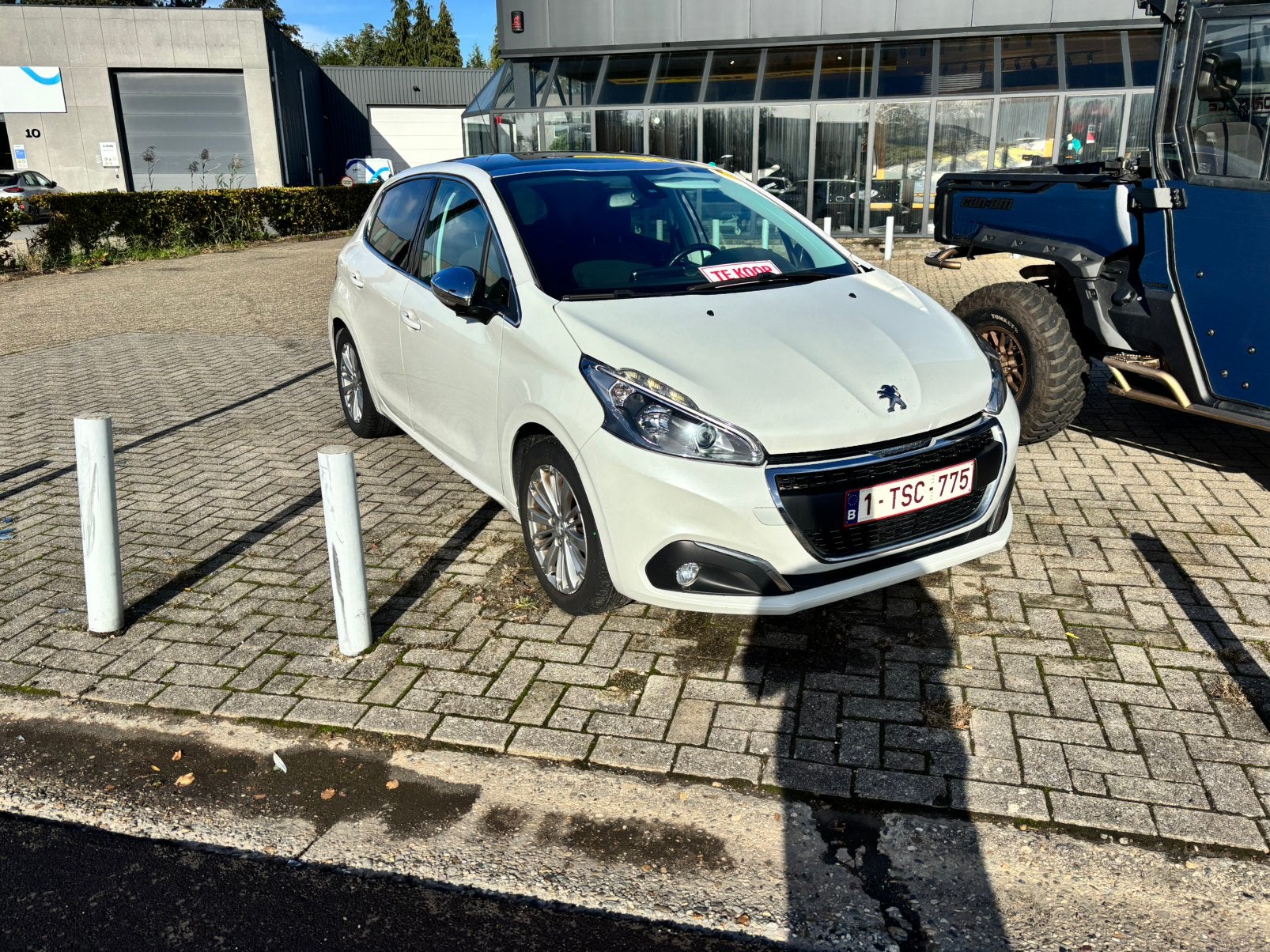 Peugeot 208, Auto's, Voorwielaandrijving, Panoramadak, 1199 cc, Wit