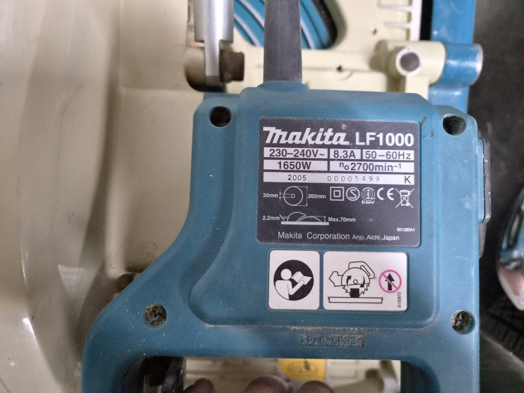 Makita LF1000 2 in 1 zaag, Doe-het-zelf en Bouw, Ophalen, Gebruikt, MAKITA, Afkortzaag