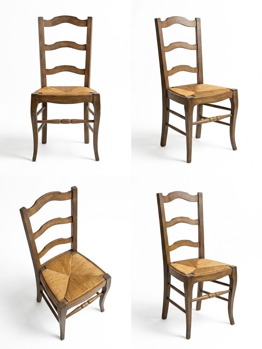 chaise rustique en bois, Maison & Meubles, Neuf, Enlèvement ou Envoi, Brun, Bois