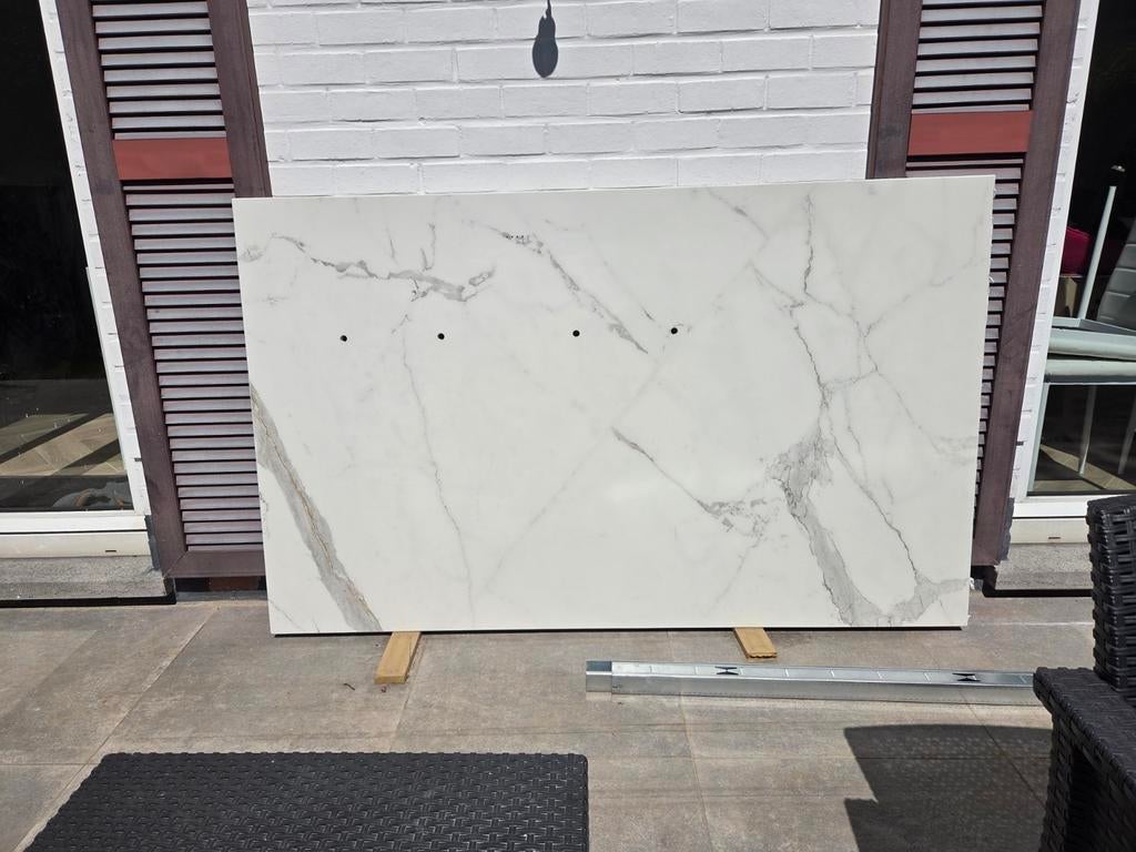 Plan de travail Dekton - Daze avec façonnage pour taque NOVY, Bricolage & Construction, Enlèvement ou Envoi