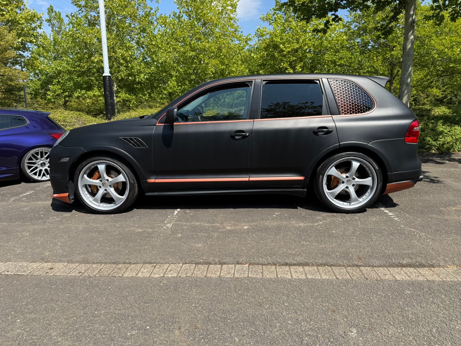 Porsche cayenne *ROZE FORMULIER gekeurd vvk lichte vracht *, Autos, 4500 cm³, Achat, 2 places, Noir