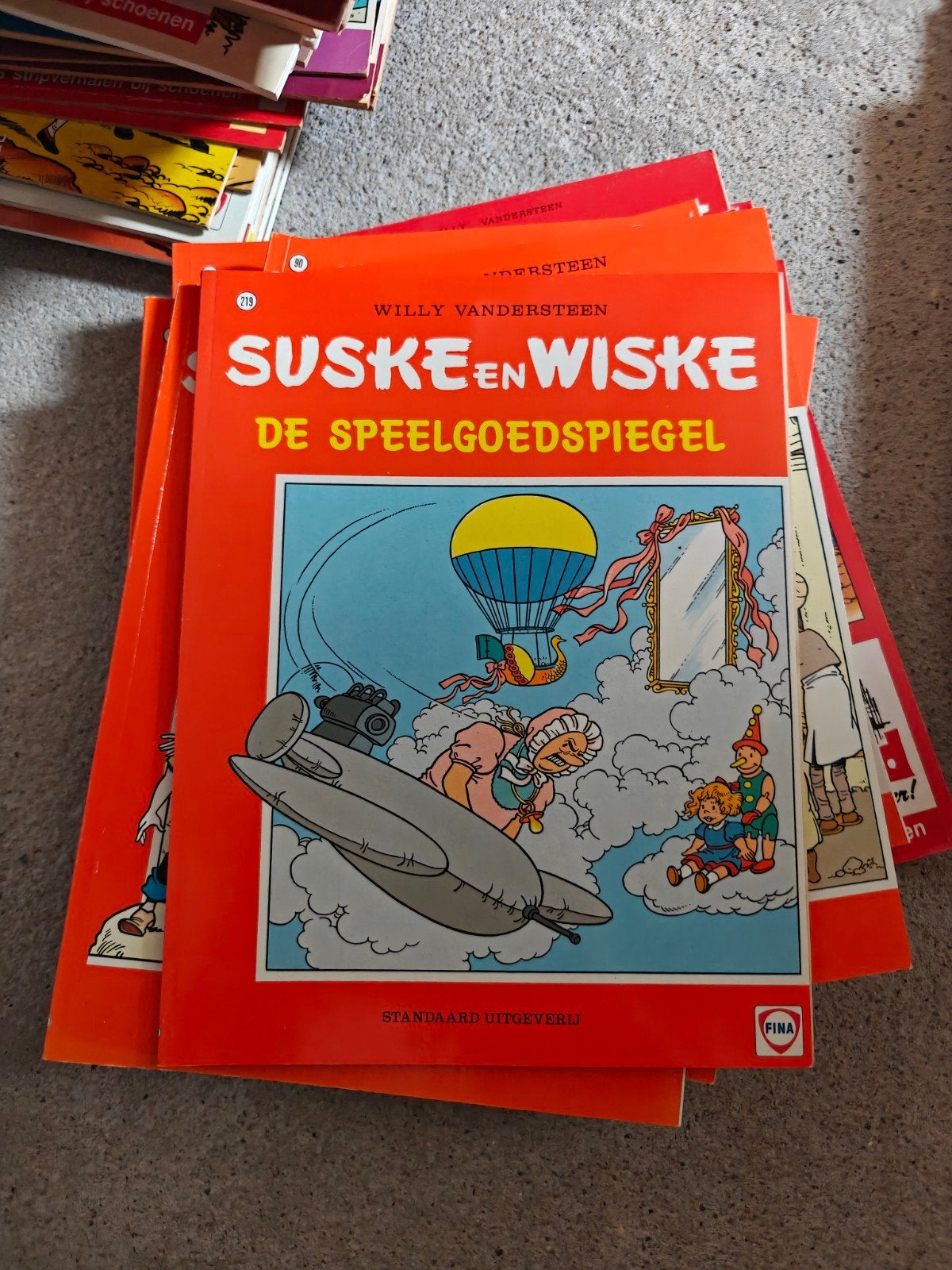 Suske en Wiske stripq, Plusieurs BD, Enlèvement