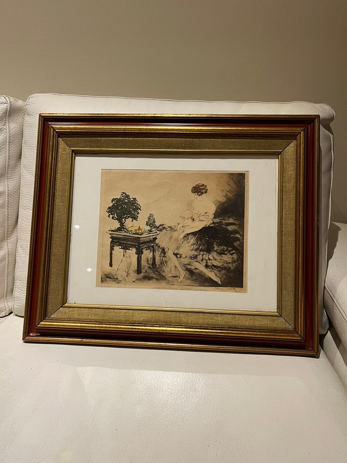 Lithographie louis Icart, Enlèvement, Lithographie, Signé, 1900 - 1949