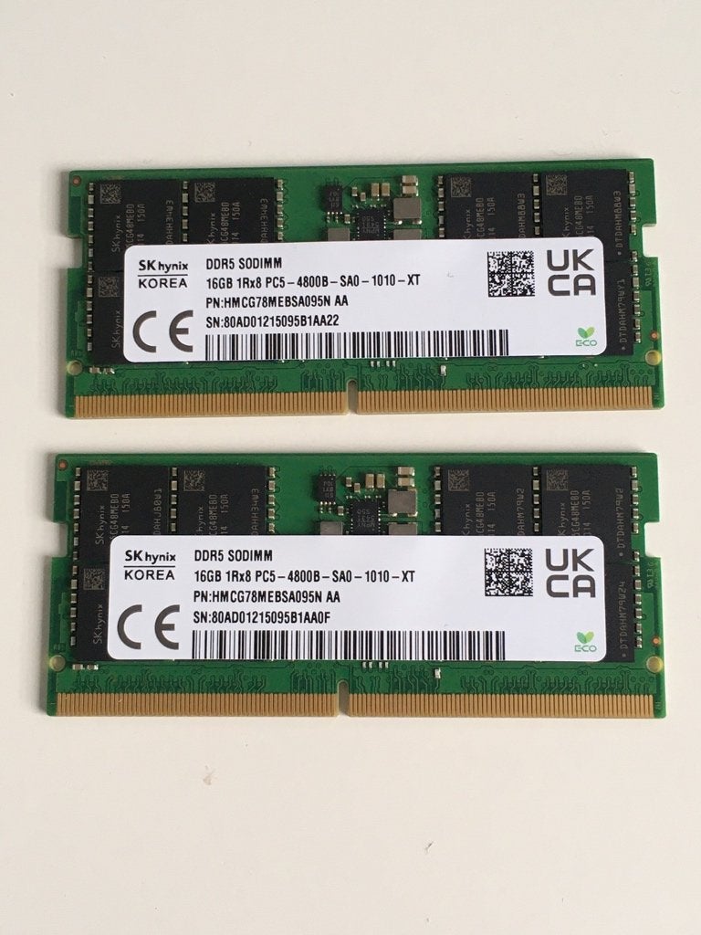 32GB DDR5 4800B, 32 GB, Enlèvement ou Envoi, Reconditionné, DDR5