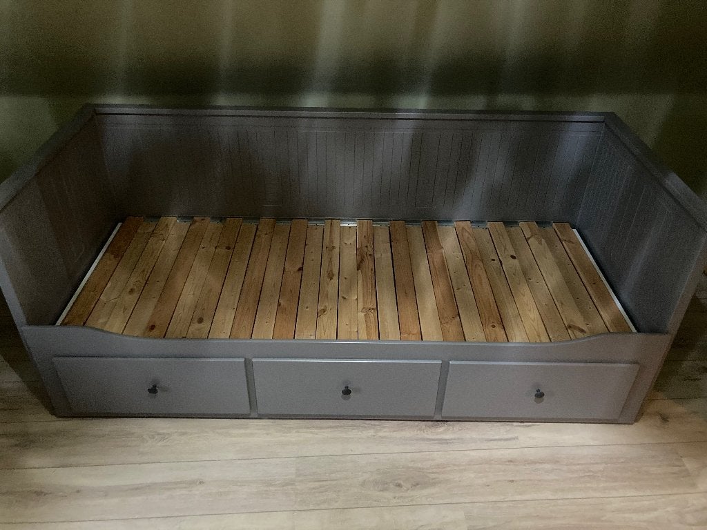 Dubbel/enkel bed, Ophalen, Tweepersoons, Zo goed als nieuw, 200 cm
