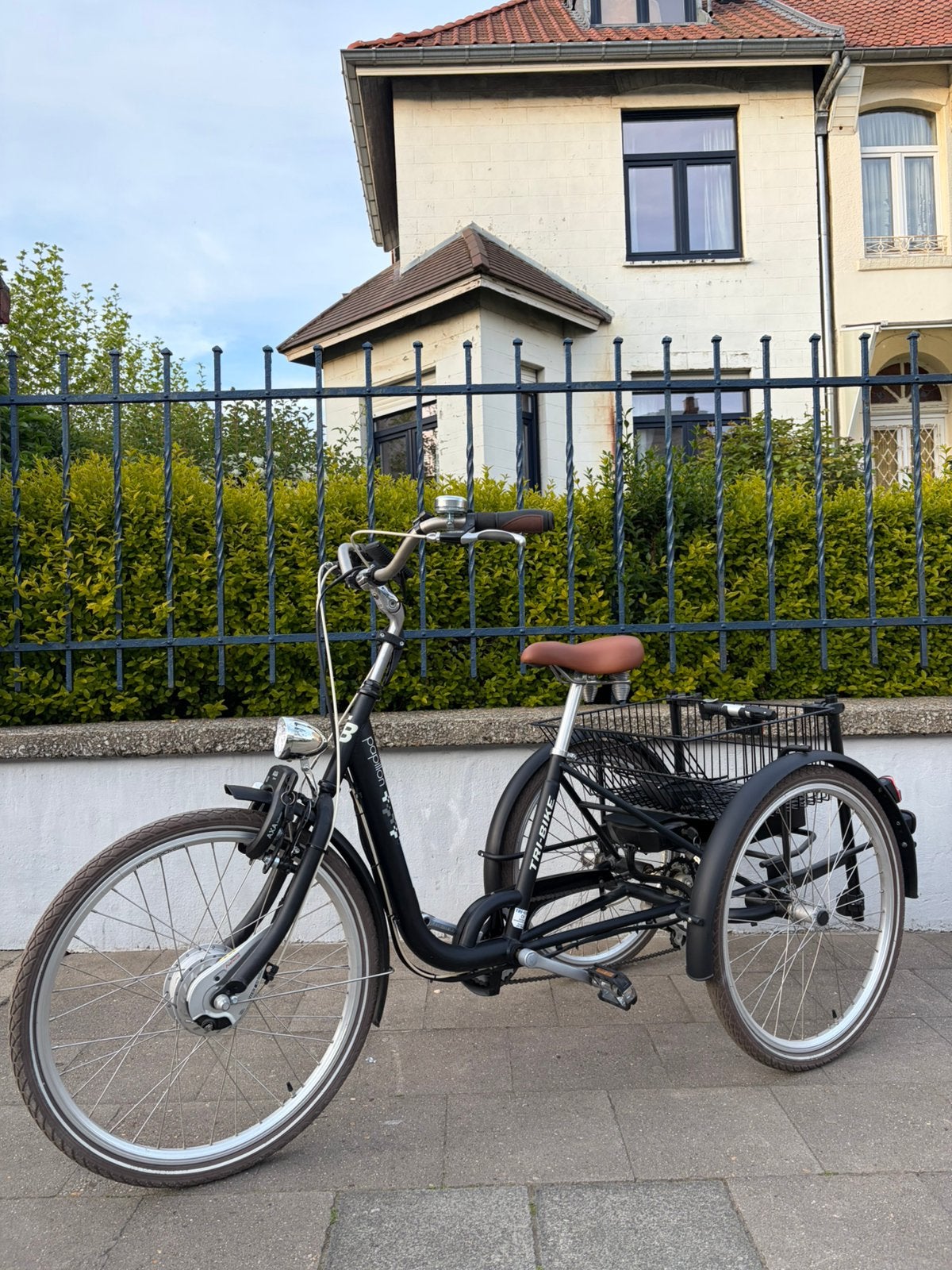 Tri-Bike elektrische driewieler ondersteuning, nieuwstaat, Ophalen of Verzenden, Zo goed als nieuw, Elektrische rolstoel