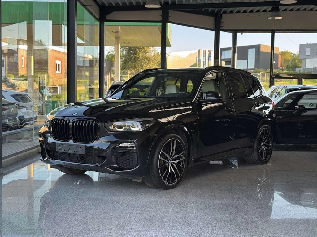 BMW X5 xDrive45e M Sport / 360CAM / HUD / DRIV PROF / KEYL /, Auto's, BMW, Automaat, Gebruikt, Zwart, Leder