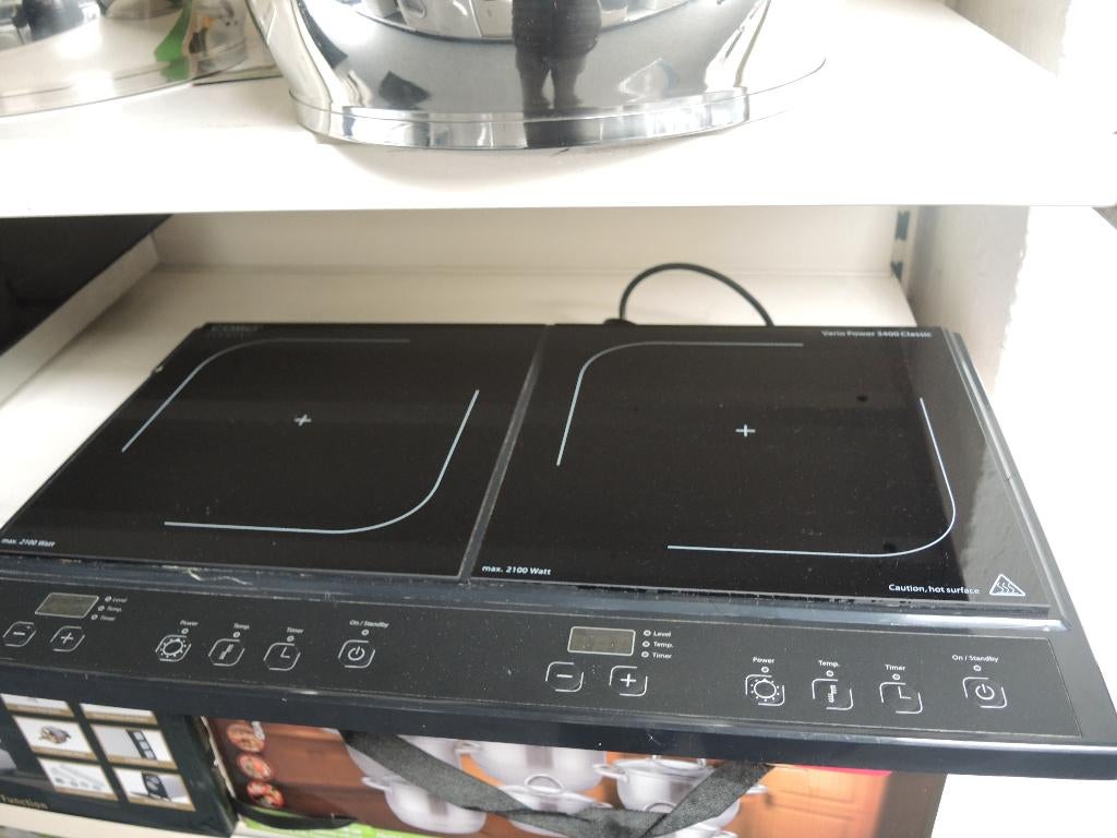 Caso inductie kookplaat 2 branders, Elektronische apparatuur, Slowcookers, Gebruikt, Qw, Ophalen of Verzenden, @
