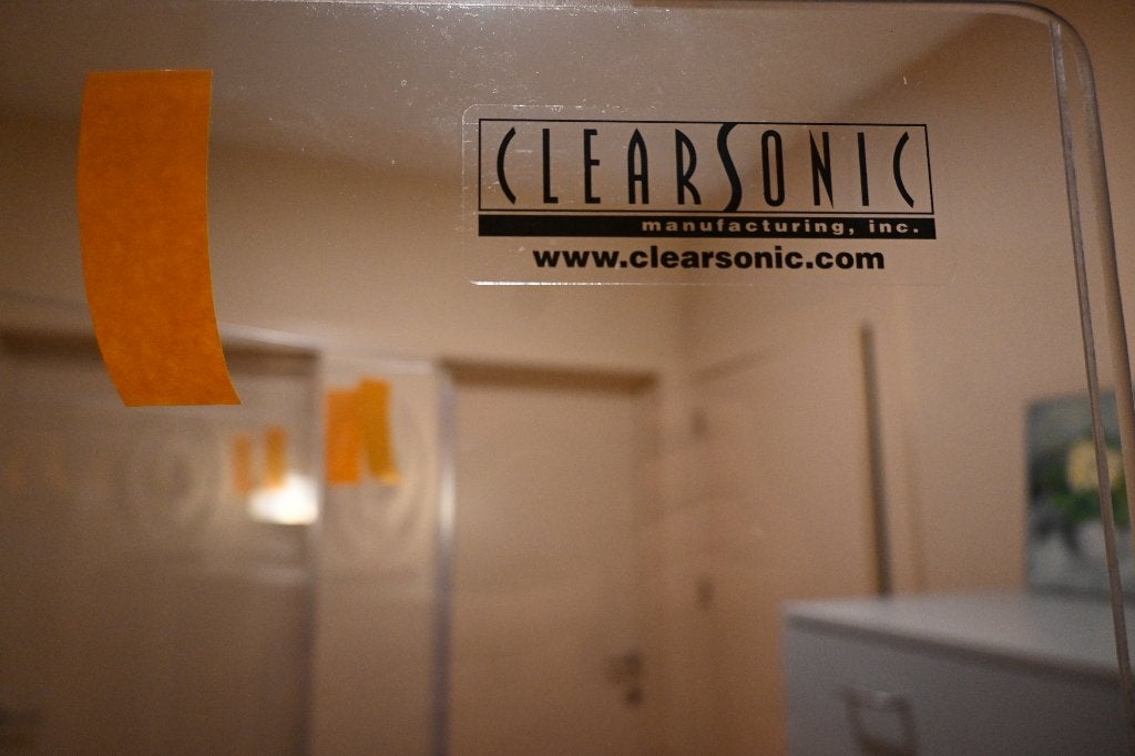 ClearSonic drumscherm, Ophalen, Zo goed als nieuw