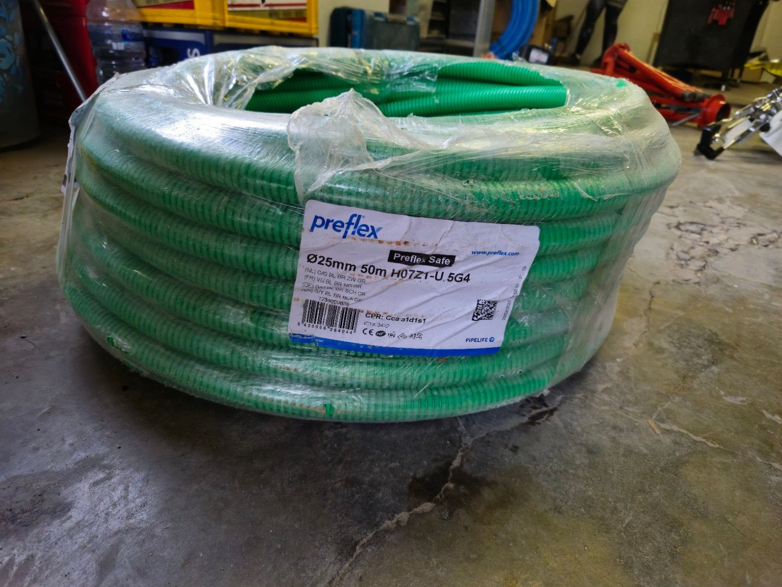Preflex SAFE d25 met VOB 5G4 - 50m - CCA Ongebruikt, Ophalen