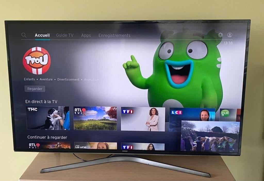 SMART TV SAMSUNG 60 POUCES, LED, 120 Hz, Enlèvement, Utilisé