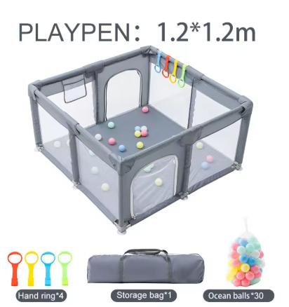 PLAYPEN / MOBIELE SPEELBOX 1.2 x 1.2m
