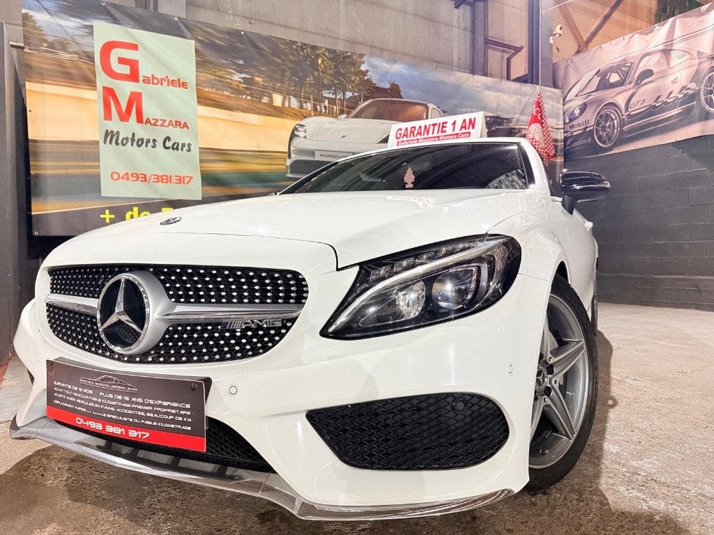 Mercedes-Benz C220 Gtronic Cabriolet AMG LED, Autos, Achat, Euro 6, Entretenue par le concessionnaire, Diesel