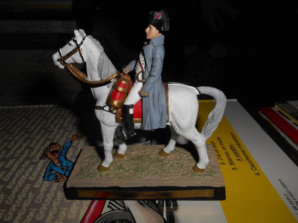 Figurine en plomb Napoléon chute de l'Empire 1814, Enlèvement ou Envoi