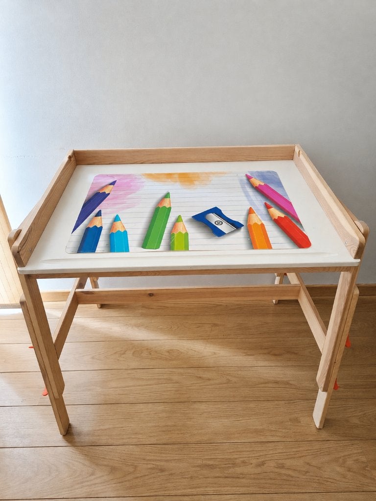 Houten tekentafel (Ikea), Hobby en Vrije tijd, Tekenen, Ophalen, Gebruikt