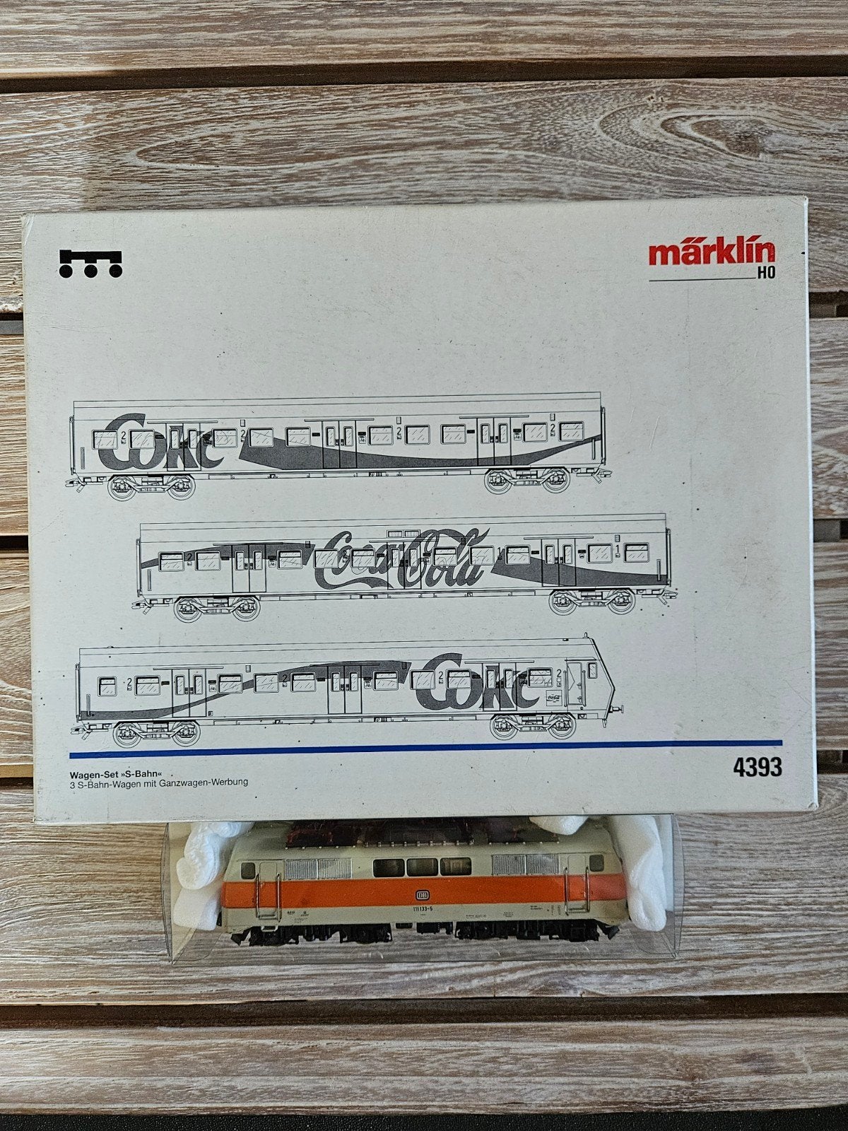 Märklin Rame S-Bahn Coca-Cola 4393 +Br111, Hobby & Loisirs créatifs, Trains miniatures | HO, Utilisé, Set de Trains, Märklin, Enlèvement ou Envoi