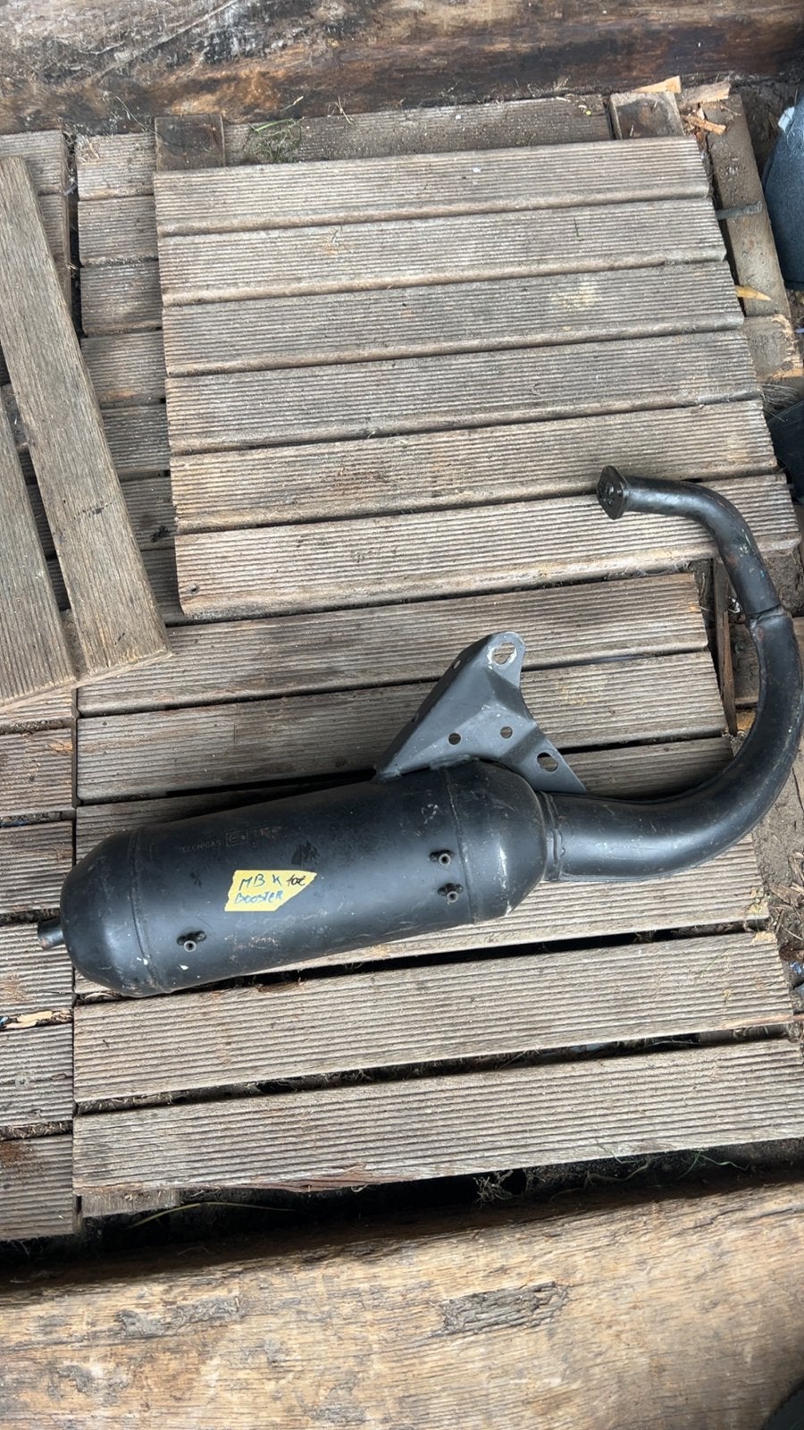 Pot d'échappement Mbk Booster, Vélos & Vélomoteurs, Enlèvement, Utilisé, Pot d'échappement, Yamaha