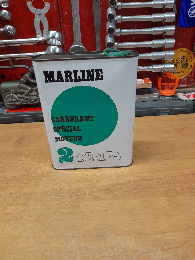 Oude Marline 2-takt speciale lege oliekan, Verzenden, Gebruikt, Overige typen