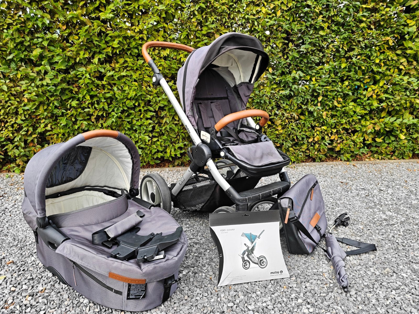 Kinderwagen Mutsy Evo met reiswieg, Gebruikt, Met reiswieg, Mutsy, Ophalen