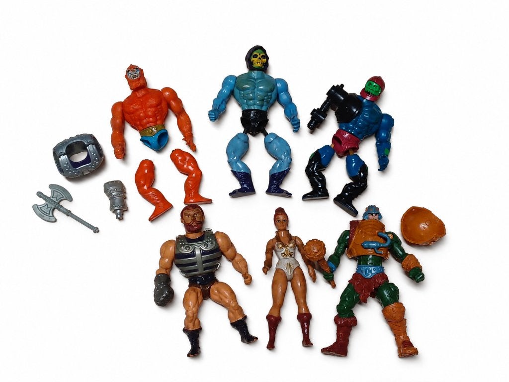 Vintage He-Man (MOTU) onderdelenlot voor restauratie, Ophalen, Gebruikt