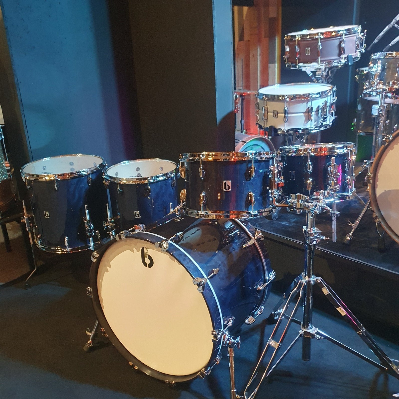 British Drum Company: zeer mooie sets en snaredrums., Enlèvement ou Envoi, Neuf, Autres marques