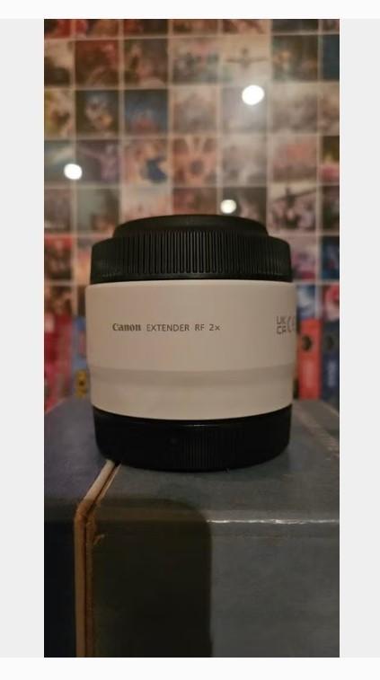 Canon RF 2X extender , als nieuw, TV, Hi-fi & Vidéo, Photo | Lentilles & Objectifs, Enlèvement ou Envoi, Comme neuf, Autres types