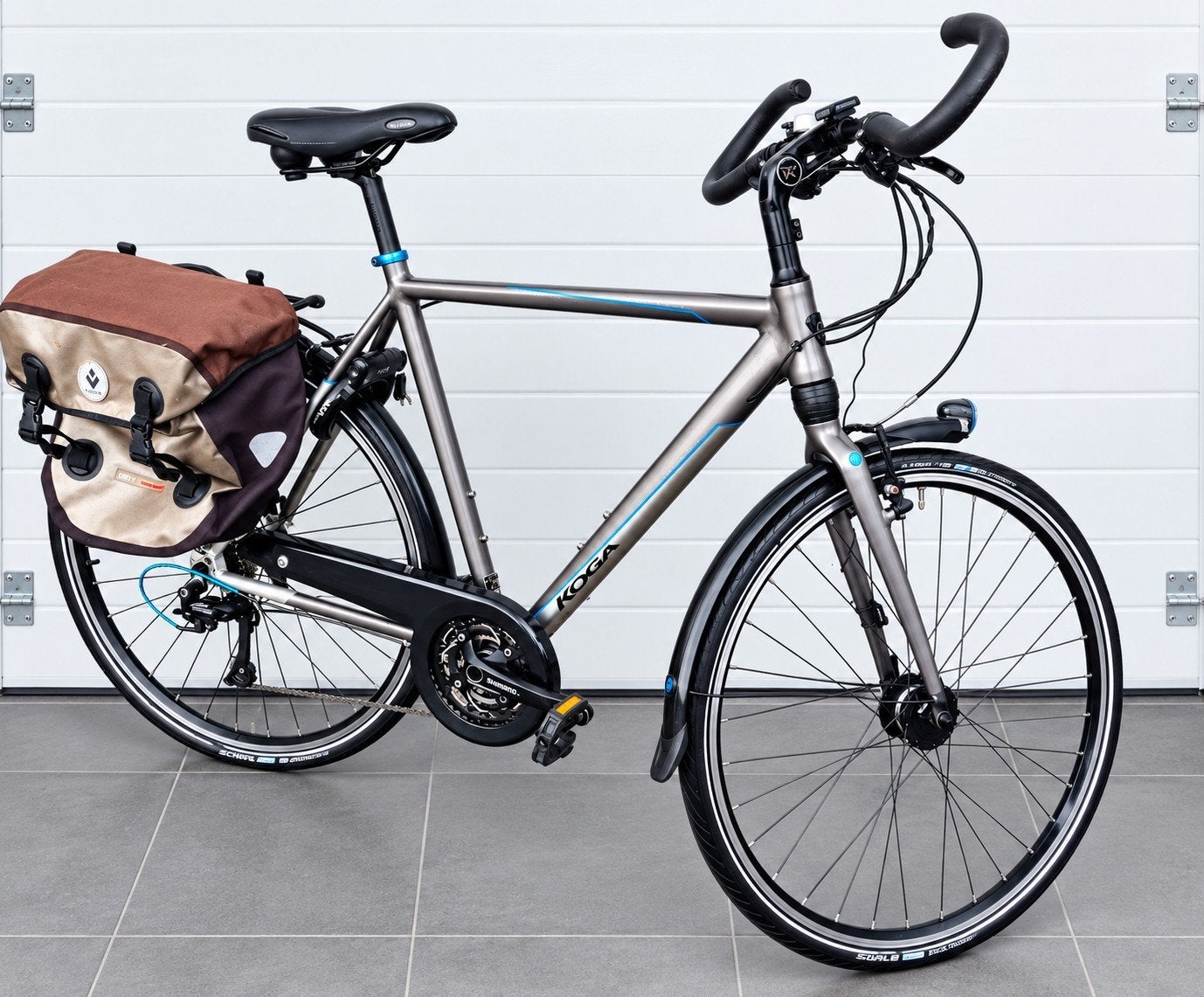 KOGA reisfiets stadsfiets maat 57, Fietsen en Brommers, Ophalen, Velgrem, Versnellingen, Zo goed als nieuw