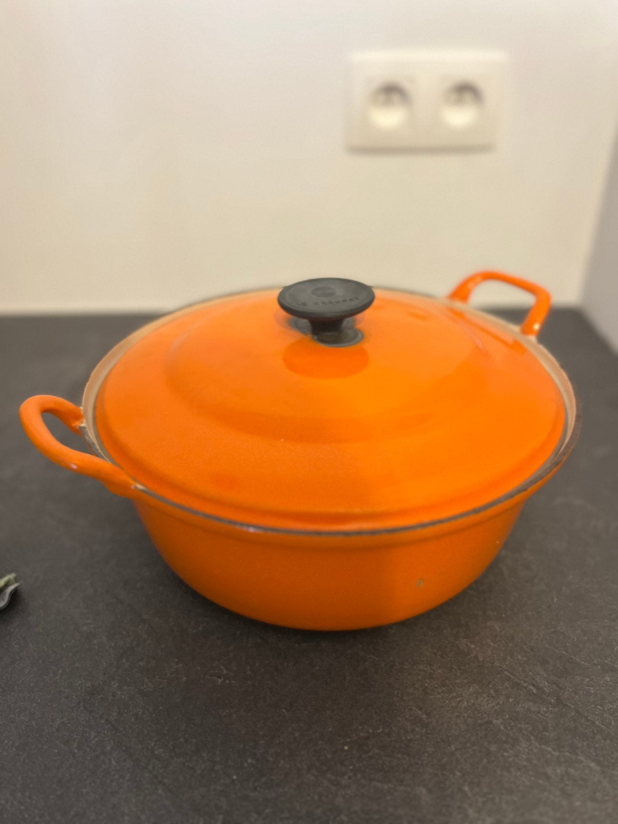 Le crueset groto stoofpan rond, Le Creuset, Enlèvement, Utilisé, Émail