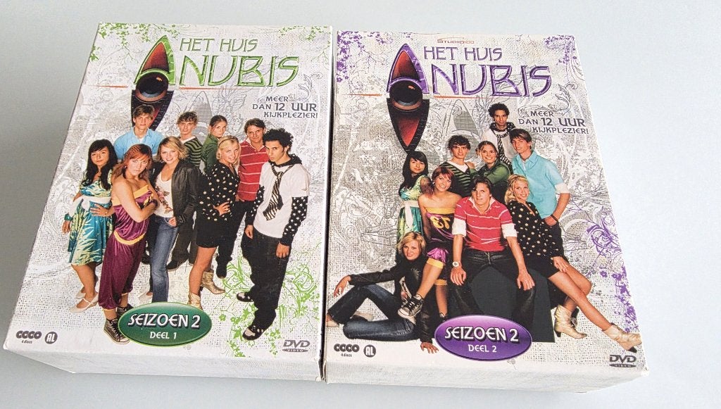 2 DVD boxen Het Huis Anubis seizoen 2 deel 1 en 2, Cd's en Dvd's, Ophalen of Verzenden