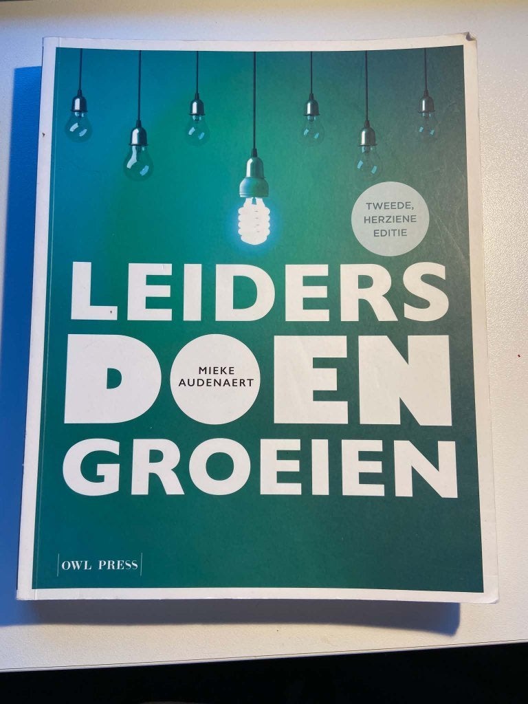 Leiders doen groeien (3de Bach HIR UGent), Enlèvement, Utilisé, Mieke Audenaert; Mirjam Knockaert; Marc Buelens; Herman Van d...