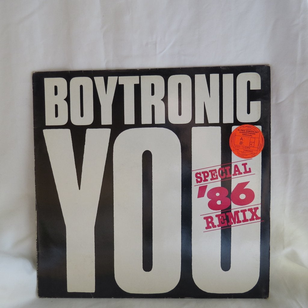 Boytronic — You (remix spécial 1986), CD & DVD, 12 pouces, Enlèvement ou Envoi, Autres genres, Utilisé