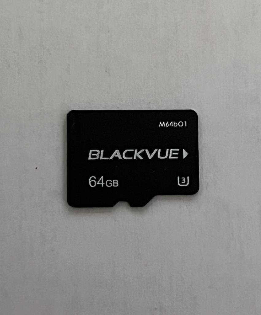 Blackvue 64GB U3 Micro SD kaart, Blackvue, Comme neuf, Enlèvement, Caméra de tableau de bord